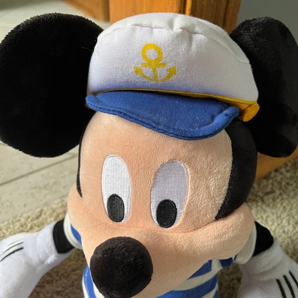 Disney Parks Mickey Mouse Sailor Stuffed Animal